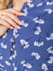 Сукня синя в квітковий принт | 6351217 | фото 5