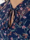 Сукня темно-синя в квітковий принт | 6351295 | фото 5