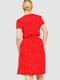 Платье красное с узором | 6617699 | фото 4