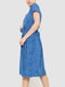 Платье синее в горошек | 6617701 | фото 3