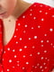 Сукня червона з візерунком | 6617729 | фото 5