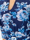 Сукня синьо-блакитна в квітковий принт | 6617740 | фото 5