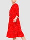 Платье красное с узором | 6617751 | фото 3