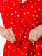 Сукня червона з візерунком | 6617751 | фото 5