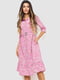 Рожеве плаття в квітковий принт | 6617760