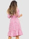 Рожеве плаття в квітковий принт | 6617760 | фото 4