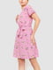 Сукня рожева в квітковий принт | 6617773 | фото 3