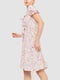 Сукня пудрова в квітковий принт | 6617782 | фото 3