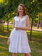 Сукня біла з мереживними вставками | 6506308 | фото 3