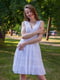 Платье белое с кружевными вставками | 6506308 | фото 4