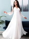 Платье свадебное белое блестящее | 6506376 | фото 4