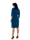 Платье синее с бахромой | 6506394 | фото 2