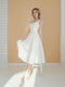 Ошатна сукня-міді білого кольору | 6506439 | фото 3