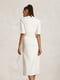 Платье-миди белое | 6506592 | фото 4