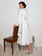Платье белое из итальянского шелка | 6506613 | фото 2