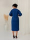 Синее стильное платье на пуговицах, | 6629755 | фото 4