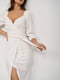 Элегантное белое платье | 6629758 | фото 3