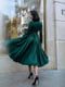 Шелковое зеленое платье на запах | 6629763 | фото 4