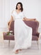 Вечернее белое платье в пол | 6629814 | фото 5