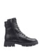 Черные зимние ботинки на шнуровке | 6630294 | фото 2