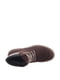Зимові коричневі черевики на шнурівці | 6630297 | фото 3