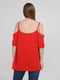 Блуза красная с открытыми плечами | 5852403 | фото 2