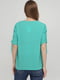 Блуза зеленая с функциональными кулисками | 5852407 | фото 2