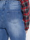 Темно-блакитні джинси-мом із розрізами | 6133199 | фото 7