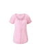 Приталена рожева блуза в клітинку | 6255094