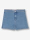 Короткі блакитні джинсові шорти | 6255388 | фото 4