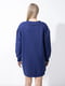 Сукня синя з V-подібним вирізом | 6255480 | фото 4