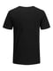 Бавовняна чорна футболка з принтом | 6255658 | фото 8