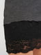 Темно-серая юбка с кружевной отделкой по подолу | 6303434 | фото 4