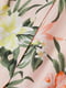 Сорочка рожева з набивним квітковим малюнком | 6303525 | фото 2