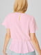 Блуза розовая с декоративным узлом | 6303649 | фото 2