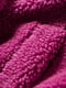 Длинное пальто-тедди прямого кроя ярко-розового цвета | 6630309 | фото 6