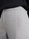 Прямые брюки серые с разрезами | 6630324 | фото 4