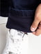 Прямые темно-синие джинсы на флисе | 6630331 | фото 4
