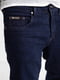 Прямі темно-сині джинси на флісі | 6630331 | фото 5