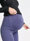 Леггинсы для беременных фиолетовые | 6630456 | фото 3