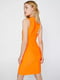 Сукня помаранчевого кольору з фігурним вирізом | 6630487 | фото 3