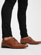 Кожаные коричневые туфли на шнурках | 6630546 | фото 2