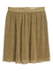 Плиссированная юбка цвета хаки с блестками | 6630553