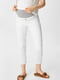 Белые джинсы-скинни для беременных | 6630557