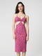 Сукня фіолетова з вирізами | 6630613 | фото 3