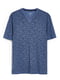Піжама: синя футболка та шорти | 6630688 | фото 3