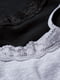 Комплект майок сіра та чорна на тонких бретелях (2 шт.) | 6630691 | фото 4