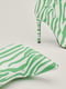 Бело-зеленые анималистичные ботильоны на шпильке | 6630692 | фото 4