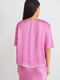 Розовая блуза оверсайз из сатина | 6630749 | фото 3