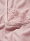 Розовый пижамный лонгслив з кружевными вставками | 6630790 | фото 5
